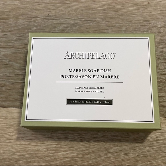 NIB Archipelago Marble Soap Dish - Picture 2 of 4